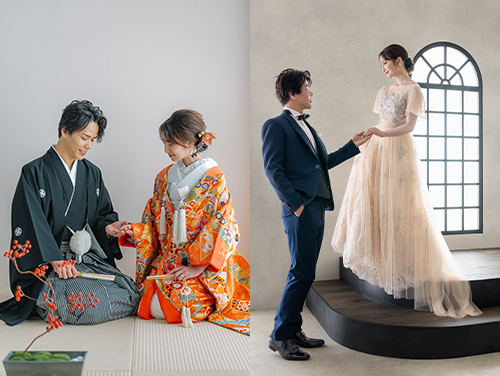洋和装２着＆製本アルバム＆２００cutデータパック）