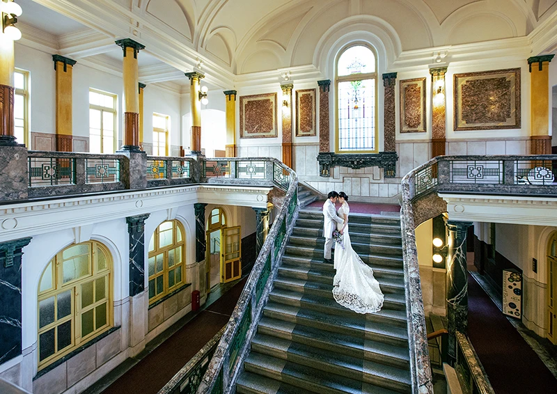 名古屋市・市政資料館でフォトウェディング