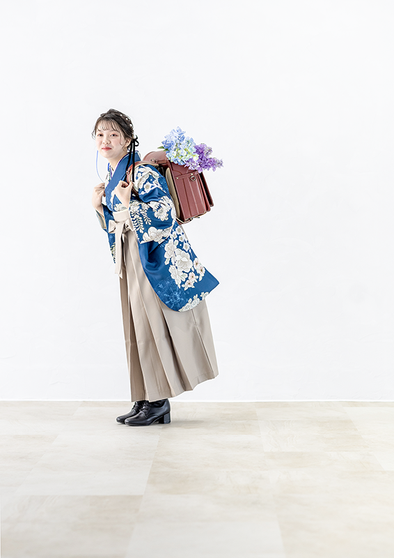 旭東小学校 卒業袴 写真