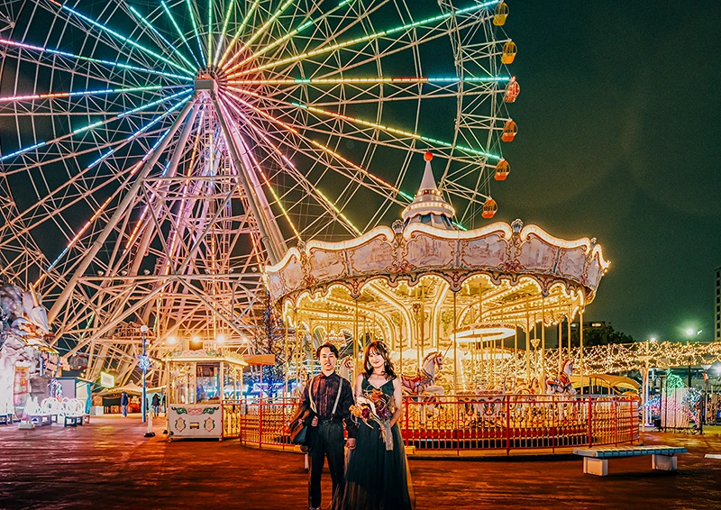 「名古屋港シートレインランド」愛知県名古屋市でフォトウェディング(結婚式前撮り)