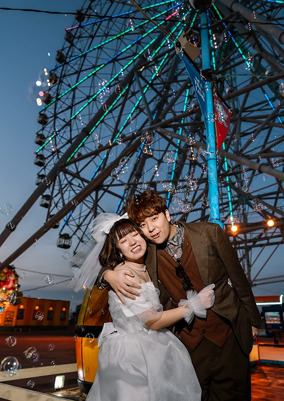 「名古屋港シートレインランド」愛知県名古屋市でフォトウェディング(結婚式前撮り)