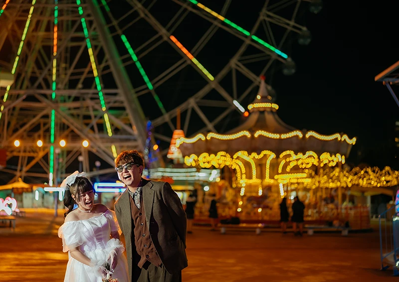 「名古屋港シートレインランド」愛知県名古屋市でフォトウェディング(結婚式前撮り)