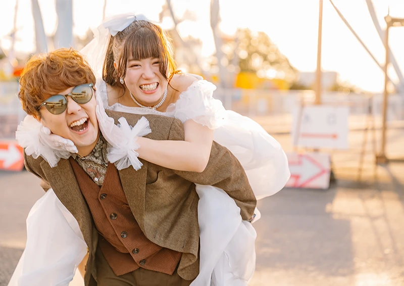 「名古屋港シートレインランド」愛知県名古屋市でフォトウェディング(結婚式前撮り)