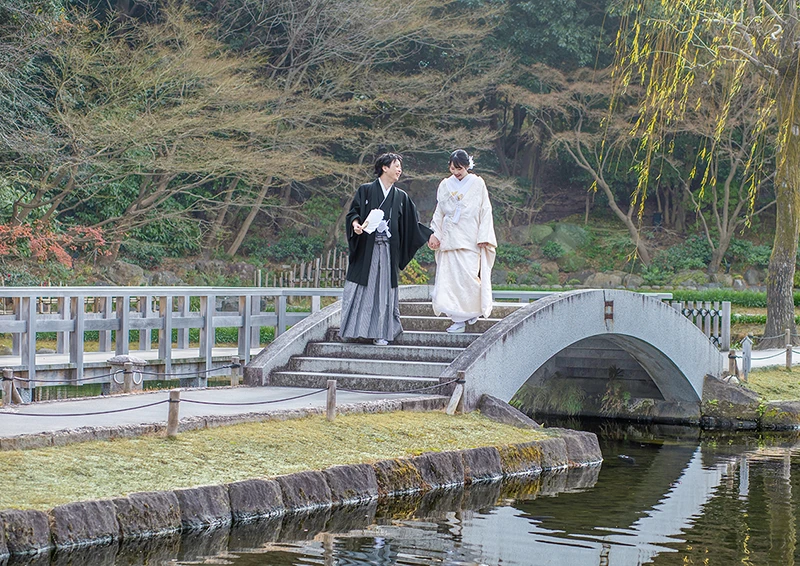 「徳川園」愛知県名古屋市でフォトウェディング(結婚式前撮り)