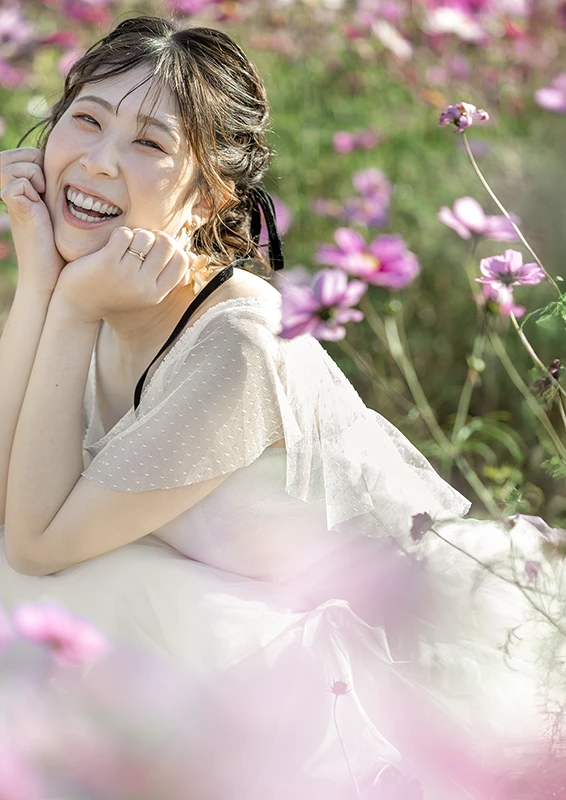 「観光農園花ひろば」愛知県南知多町でフォトウェディング(結婚式前撮り)