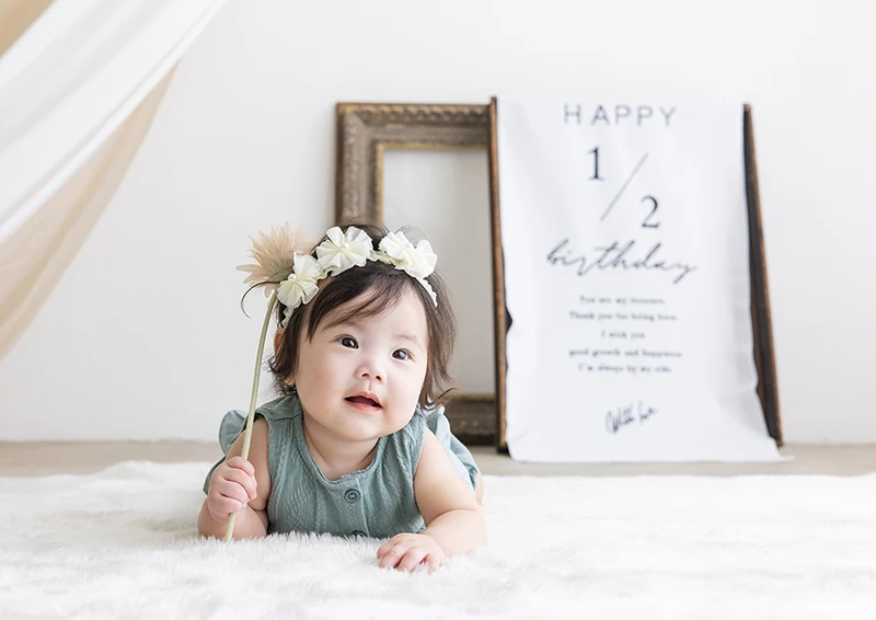 おしゃれにバースデーフォト記念写真を撮ろう