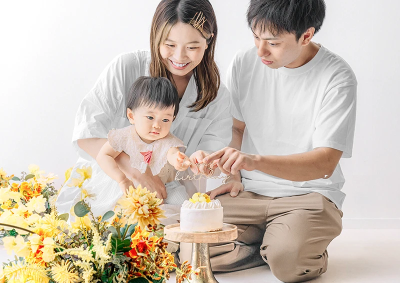 おしゃれにバースデーフォト記念写真を撮ろう