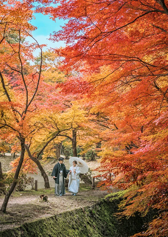 紅葉の永保寺
