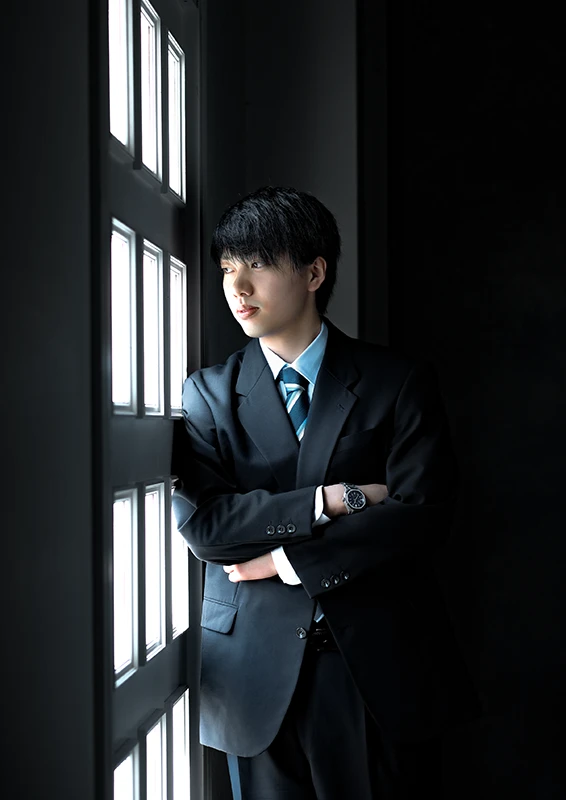 成人式スーツ写真