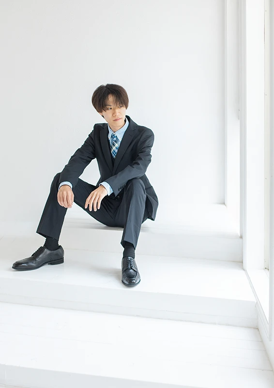 成人式スーツ写真